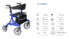 RL-A42094P Aluminijasti rollator, težka 